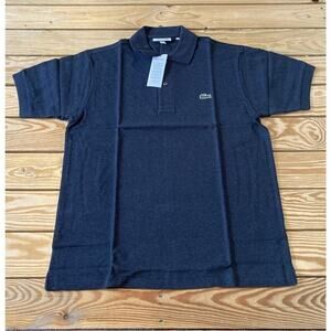 NWT $95 Lacoste Short Sleeve Polo Shirt Size Small Men’s Grey